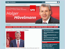 Tablet Screenshot of holger-hoevelmann.de